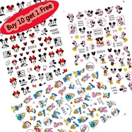 3D Nail Art Stickers Cartoon Mouse Manicure Nails Decals for Design