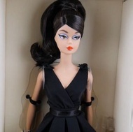 Gold Label Fashion Model Collection Classic Black Dress Silkstone Barbie Doll brand new in box