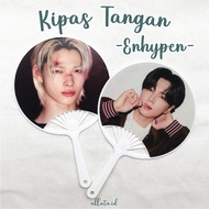 Enhypen KPOP Hand Fan | Shell Fan | KPOP Handfan Merchandise | Cute 2-Sided Shell Hand Fan