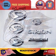 "READY STOCK" LOGO SIRION DEPAN BELAKANG KERETA PERODUA MYVI /Emblem Daihatsu logo Perodua Frot &Rea