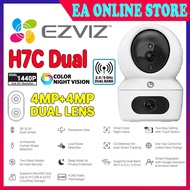 Ezviz H7C Dual Lens (4MP + 4MP) Pan/Tilt Two Way Talk Color Night Vision WiFi Indoor Security CCTV C