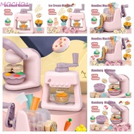 MOCHO1 Simulation Kitchen Ice Cream|Kitchen Toy Mini Colourful Clay Pasta|Play House Cooking Toys Noodles Safe Girls