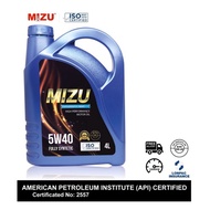 【In stock】 ☬(Ready stock) Mizu 5W 40fully synthetic Engine oil (4L)★