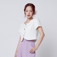 Miss Office เสื้อแขนสั้นติดกระดุม (MT-252)