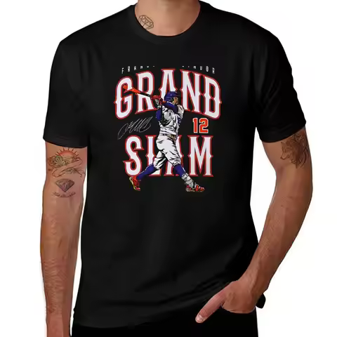 Francisco Lindor Grand Slam T-Shirt man t shirts for men cotton t shirt pack t shirt for man 100 per