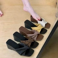 Fashion Women Wedge Heels Open Toe Rubber High Heels