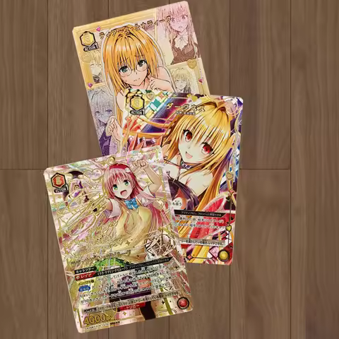 Anime To LOVE‑Ru Darkness Union Arena Diy Refraction Rough Flash Card Lala Satalin Deviluke Tearju L