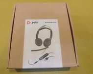 9成5新 原廠原裝 Poly Plantronics Blackwire C5220 USB+3.5耳機線耳機C5200