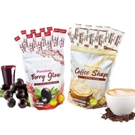 Premium Collagen Coffee Shape Drink 20g*10pcs Premium Berry Glow Acai Berry Juice Drink