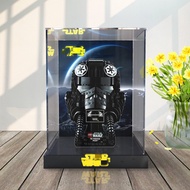 Jiaxun Star Wars Helmet 75274 Display Box Suitable for Lego 75276 75277 Acrylic Transparent Anti-dus