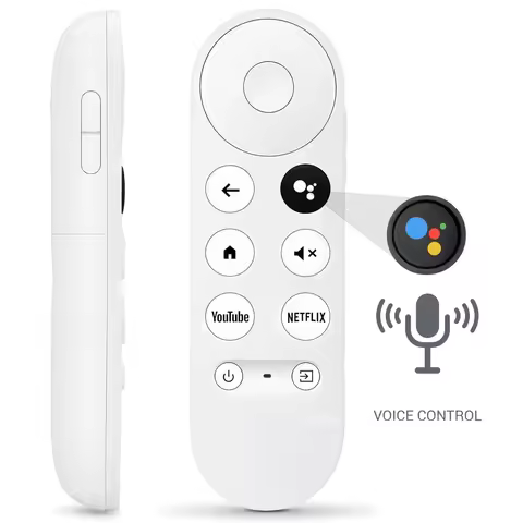 G9N9N Voice Remote for Google Chromecast 4k Snow TV,Replacement Remote for Google TV Streamer (Only 