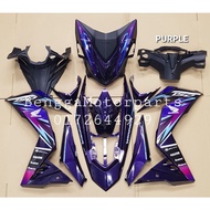 Rs150 V1 & V2 Cover Set Custom Purple kilat