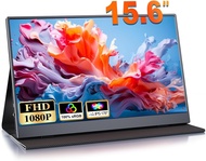 จอภาพแบบพกพา 15.6 นิ้ว Portable Monitor FHD 1080p IPS Monitor จอภาพราคาถูกแบบ จอเล่นเกม HDR HDMI USB-C Gaming Monitor สำหรับโทรศัพท์แล็ปท็อป Laptop PC