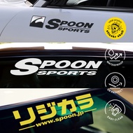 Spoon Honda Sports Car Vinyl Sticker Honda Ef9 Eg9 Ek Ek9 Civic City
