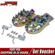 รถจักรยานยนต์แข่ง JFG ตัวล๊อครถ Footpeg สำหรับ YZ85 YZ125 YZ250 WR250F อุปกรณ์เสริมจักรยานสกปรก
