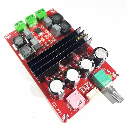 1pcs 200W XH-M190 TPA3116 D2 Dual Channel Digital Audio Amplifier Board Dual Channel Module 100W+100