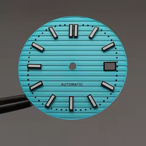 30mm 9015 Dial C3 Green Luminous Watch Faces For Modified Nautilus Miyota9015 Movement Watch Replace