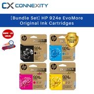 [Bundle Set] HP 924e EvoMore Original Ink Cartridges 924e Black 924e Cyan 924e Magenta Yellow Ink Ca