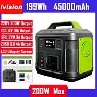 ivision Premium Power Station 150000mAh 555Wh เครื่องสำรองไฟ Power Supply 220V 700W Max เครื่องสำรอง