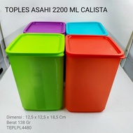 Toples Plastik Calista Asahi 1000 ml, 1800 ml , 2200ml , 2500 ml Premium Sealware/ toples warna/ top