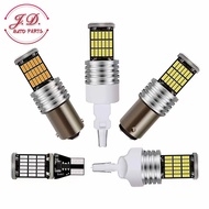 1ชิ้น กระพริบเร็ว หลอดไฟเลี้ยว  ไฟท้าย ไฟถอย ไฟเบรค ไฟหรี่ LED 45 ชิพ LED 45smd T15 1156 1157 T20 สํ