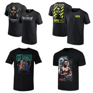 UFC MMA Black Dragon Adesaya Israel Adesanya Champion T-Shirt, Fighting Training Breathable Short Sl