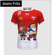 PRE ORDER- Gaelic Football & Hurlilng Christmas Jersey- Lapland Gaels- Yellow/Blue