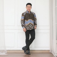 Gamis Batik Modern Premium, Dress muslim, Gamis Batik Kombinasi