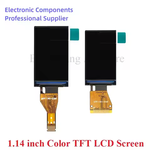 1.14" 1.14 inch 135x240 Full Color TFT HD IPS Screen LCD LED Display Module 135*240 ST7789 Drive 3.3