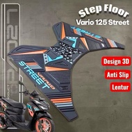 Vario Street 2025 Premium Rubber Motopad27 Anti-Slip Flexible Footrest Carpet 3DDesign