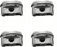230412B001 4Pcs Engine Piston Set with Piston Rings & Pins for 1.6L G4FC G4FA Engine for Kia Soul 20