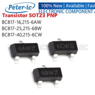 (20pcs) BC817-16,215 BC817-25,215 BC817-40,215 6AW 6BW 6CW SOT23 PNP Power Transistor SMD Chip Triod