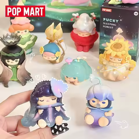 POP MART Pucky Sleeping Forest Series Genuine Blind Box Mystery Box Ornament Figurines Cute Guess Ba