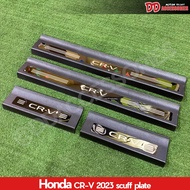 ชายบันได CRV 2022 2023 2024 2025 G6 ขอบดำ ไม่มีไฟ 1 ชุด มี 4 ชิ้น ชิ้นบนสีตัวรถ NT ติดตั้งง่าย สวยงา