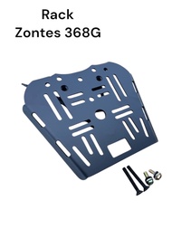 Rack สําหรับ ZONTES 368G รถจักรยานยนต์ดัดแปลงสแตนเลสหนาด้านหลังชั้นวางหางหางกล่องชั้นวางบอร์ดแร็คท้า