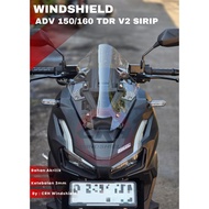 Honda ADV 150 Windshield | Visor ADV 160 | ADV 160 | Honda ADV 160 Windshield | TDR Motorcycle Acces