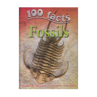 100 Facts Fossils 100 Facts series fossil theme children's English Encyclopedia Popular Science Knowledge Encyclopedia English original book