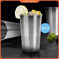 HOSPORT Korean Stainless Steel Single Wall Glass 500ml - H13