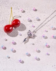 桃花小狐狸香薰精油項鍊