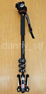 追星之選👍🏻極新 Manfrotto MVMXPROA42W XPRO Monopod+ 鋁合金4節攝錄單腳架 連MHXPRO-2W 液壓雲台(不連搖桿和快拆板)