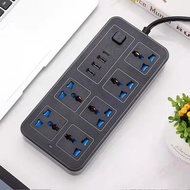 Extension Electric socket 6 Power Socket Extension wire USB Ports wayar sambungan Adapter Socket Ext