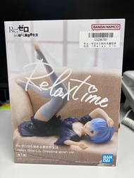 Re:zero 雷姆 relax time figure 公仔