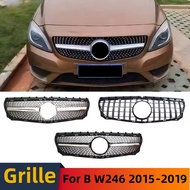 For Mercedes Benz B class W246 2015-2019 B180 B200 B220 B260 Front Bumper Grille Grill Mask Grid Bod