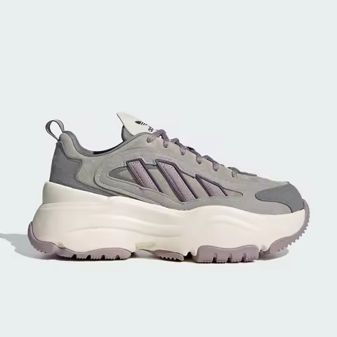 Adidas genuine genuine OZGAIA W Women's Classic Thick Sole Lace-up Dad Shoes JS1658