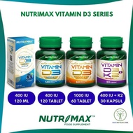 NUTRIMAX VITAMIN D3 SERIES 400 IU 1000 IU D3 K2 VIT D3