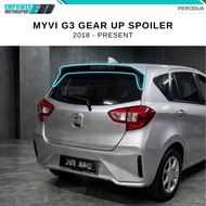 PERODUA MYVI G3 2018-2026 GEAR UP STYLE TOP SPOILER - PREMIUM ABS MATERIAL HIGH QUALITY