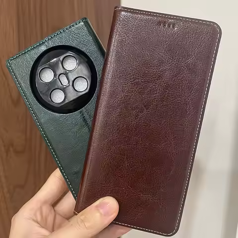Magnet Genuine Leather Skin Flip Wallet Phone Case Cover On For Cubot X70 X90 X100 P80 NFC P60 P50 N
