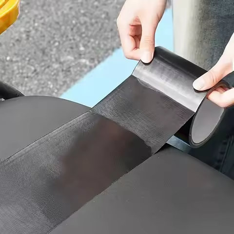 Black Repair Tape for E-Bike Seat/Chair/Sofa Cushion, Strong Adhesion Leather repair tape