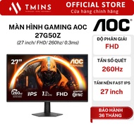 AOC 27G50Z Gaming Monitor (27 inch/ FHD/ 260hz/ 0.3ms) - Genuine product