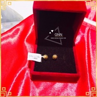 Emas 916 Tulen Subang S30 Design Bulat Separuh 916 Emas Gold Earring